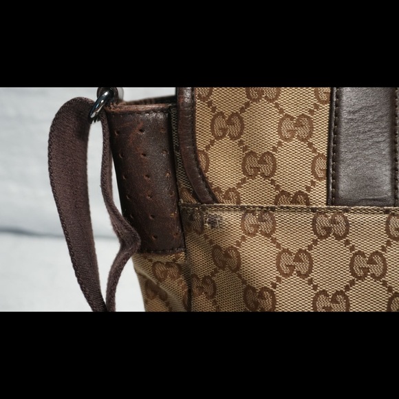 Gucci Beige/Ebony GG Messenger Bag - Picture 8 of 16